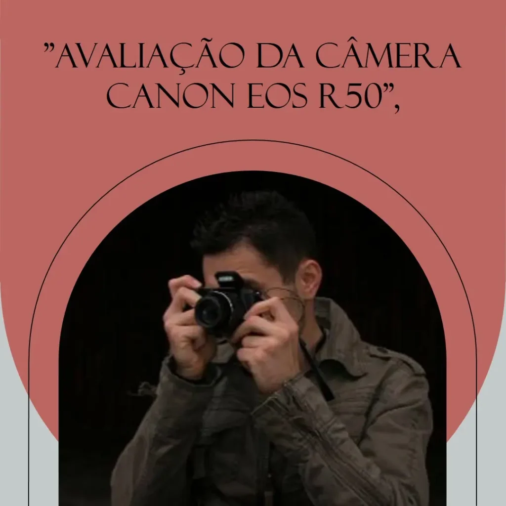 Câmera Canon EOS R50 com Lentes 18-45mm e 55-210mm