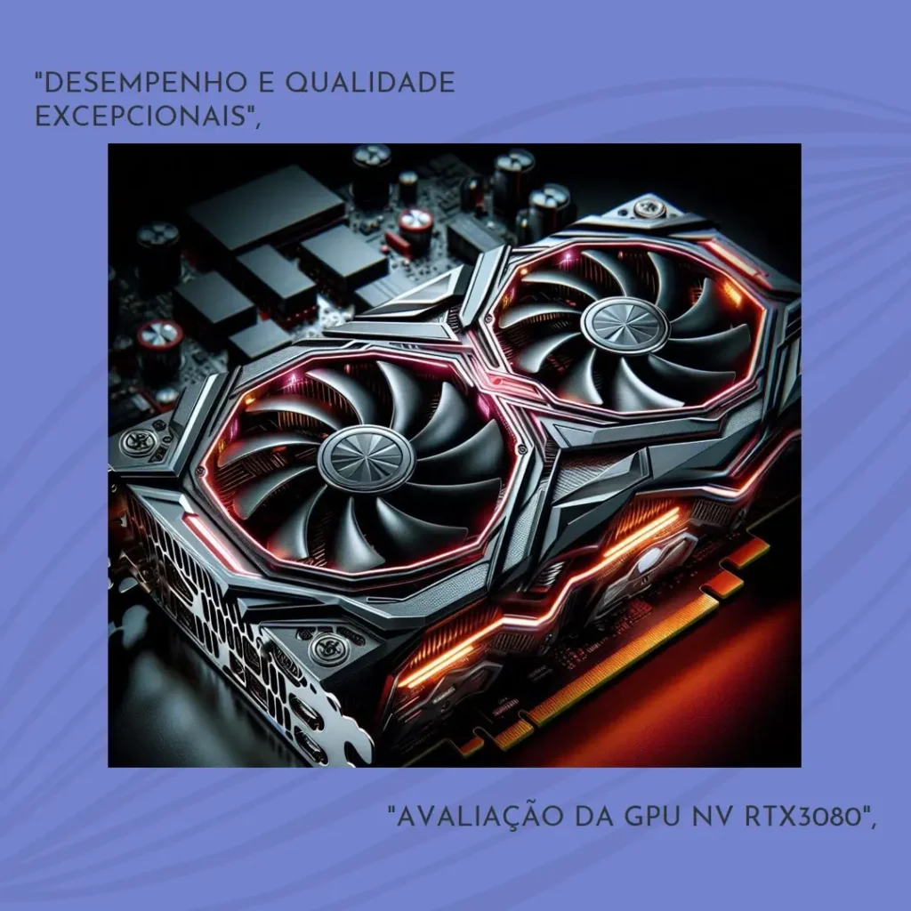 GPU NV RTX 3080 10GB HOF GDDR6X 320BITS GALAX: Desempenho e Inovação para Gamers e Profissionais