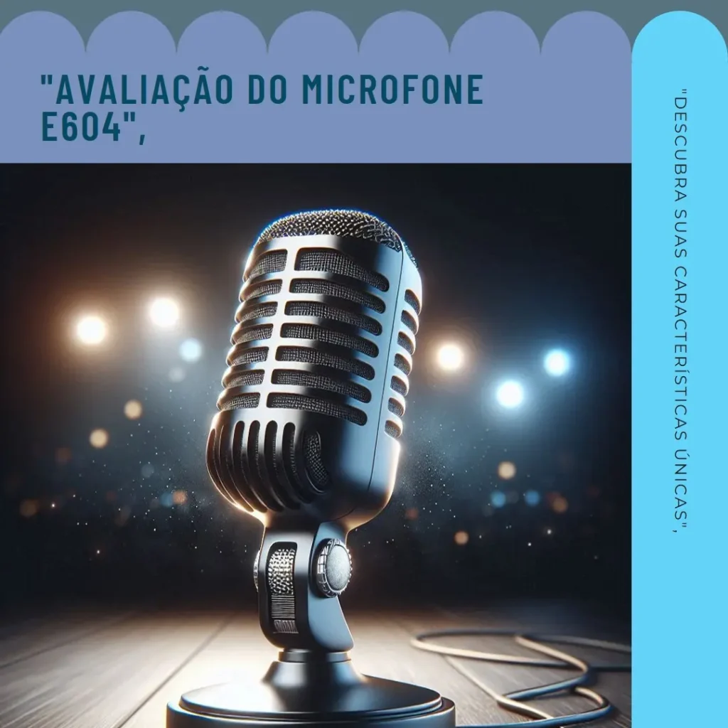 Microfone Dinâmico Cardioide E604 Sennheiser: Vale a Pena?