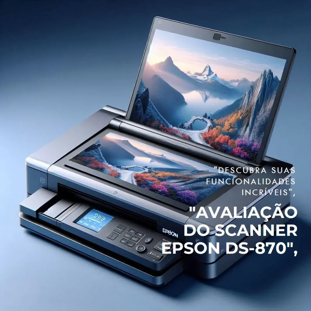 Scanner de Documentos Epson DS-870 Branco – Desempenho e Eficiência em Cada Digitalização