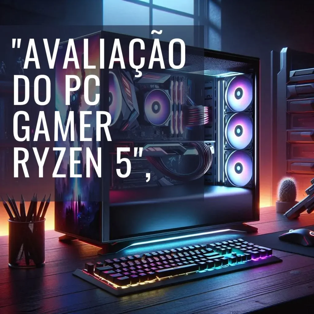 PC Gamer AMD Ryzen 5 5600GT: Potência e Design para Gamers