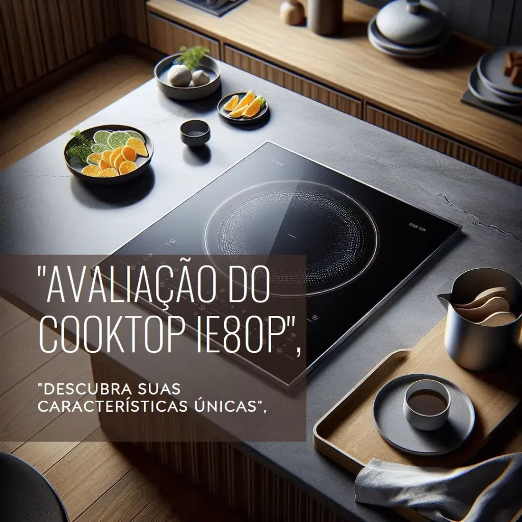 Cooktop de Indução IE80P: 4 Zonas com Painel Touch