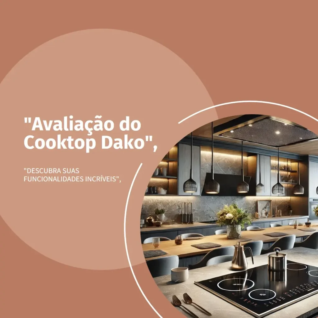 Cooktop de Indução Dako Select 5 Bocas com Zonas Flexíveis