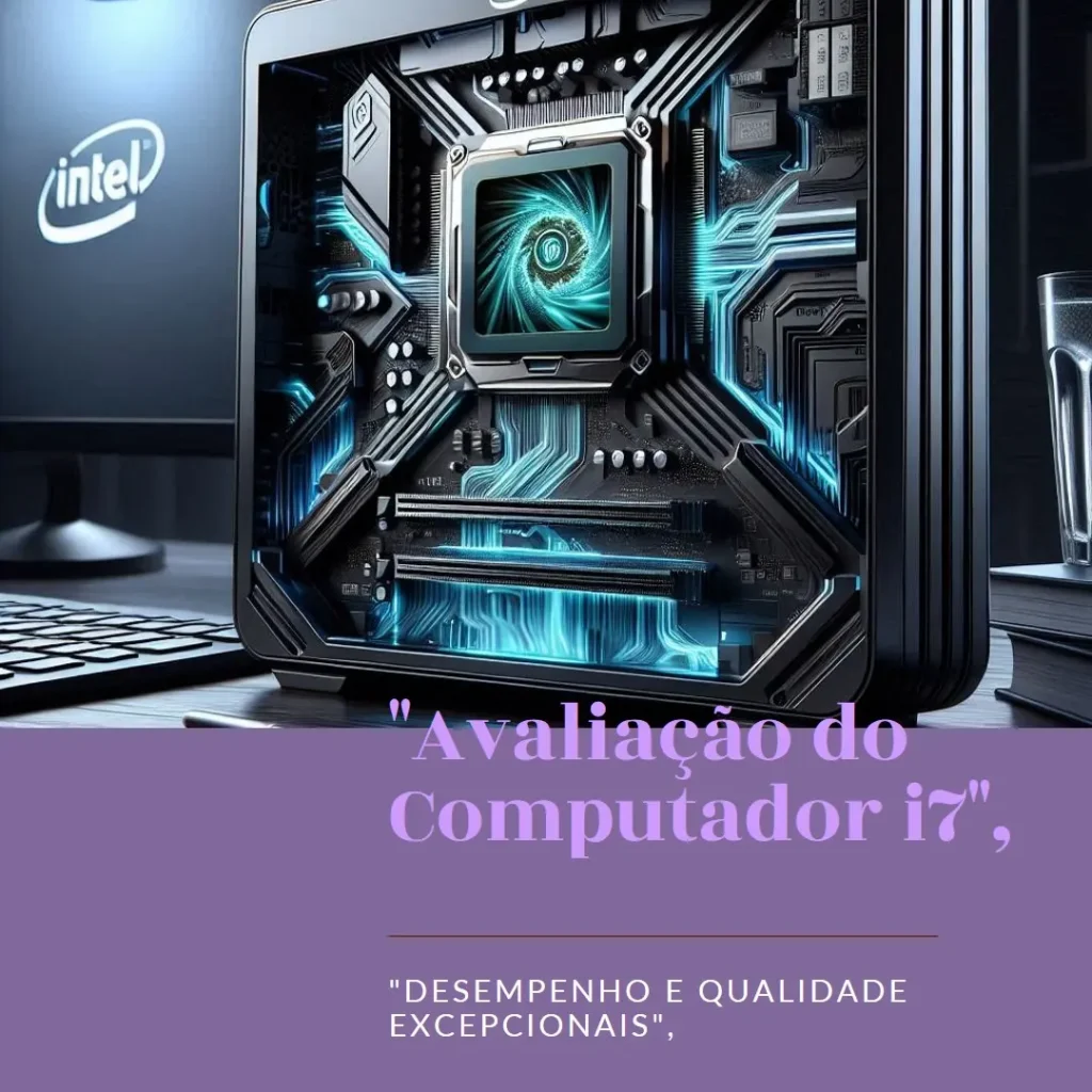 PC Computador CPU Intel Core i7 Turbo 4.0GHz + SSD NVMe 500GB + 32GB DDR4 Memória: Desempenho, Potência e Qualidade para seu Uso Diário