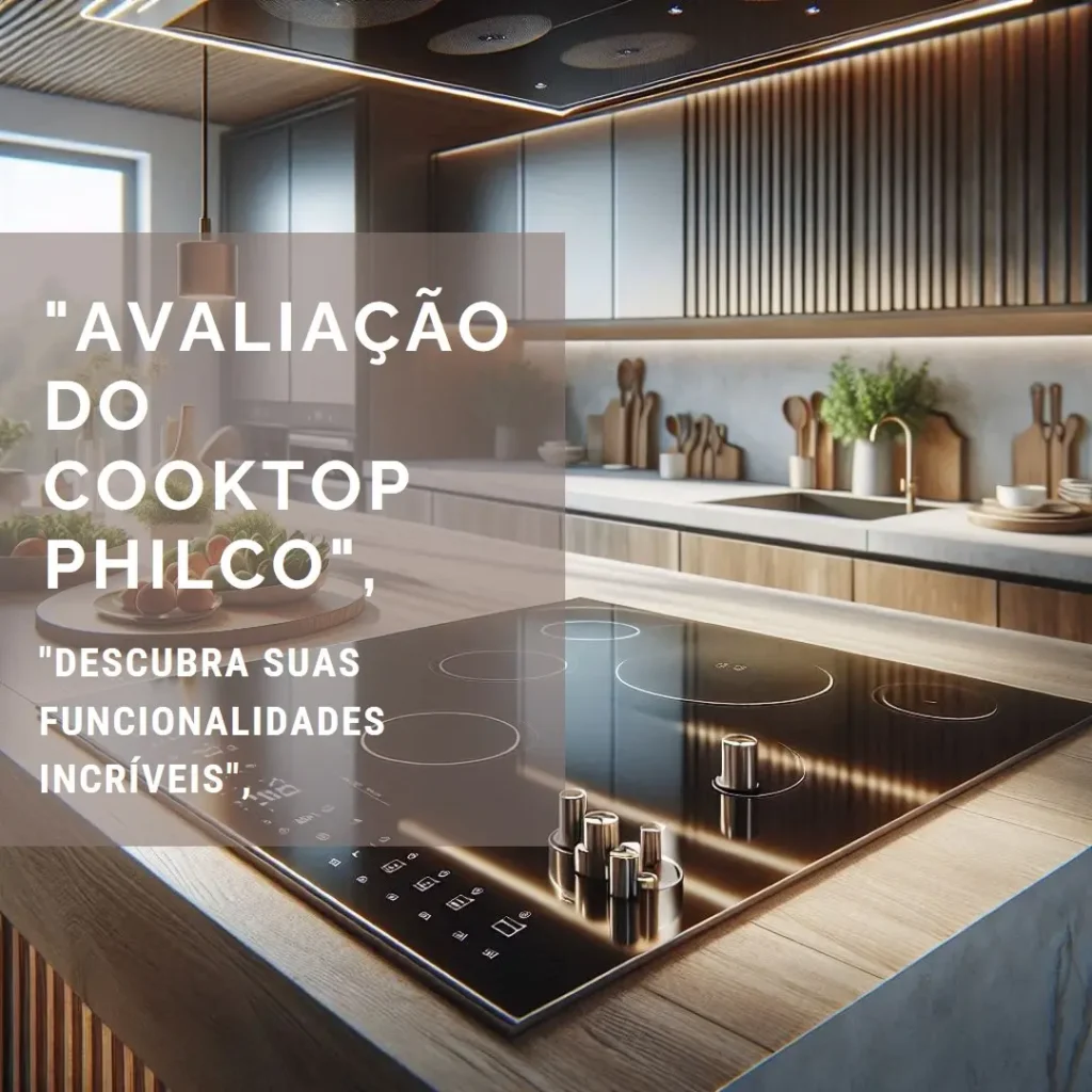 Cooktop de Indução Philco PCT05IFP: Potência e Tecnologia em Sua Cozinha