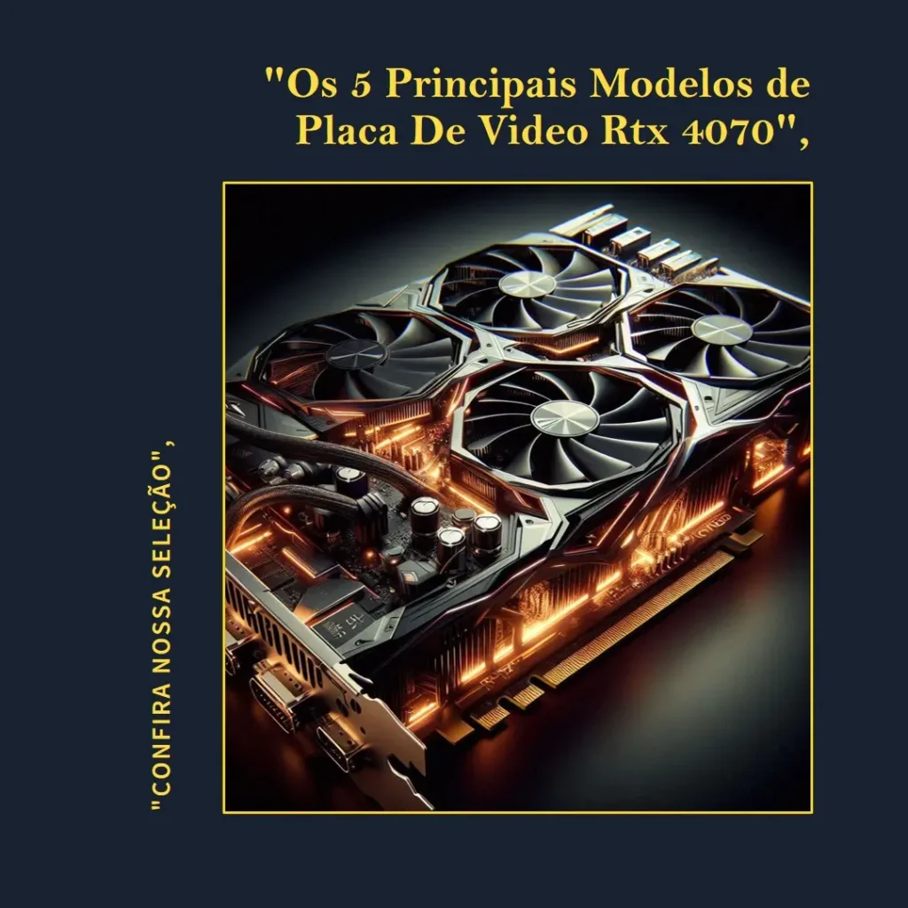 Os 5 Principais Modelos de Placa De Video Rtx 4070