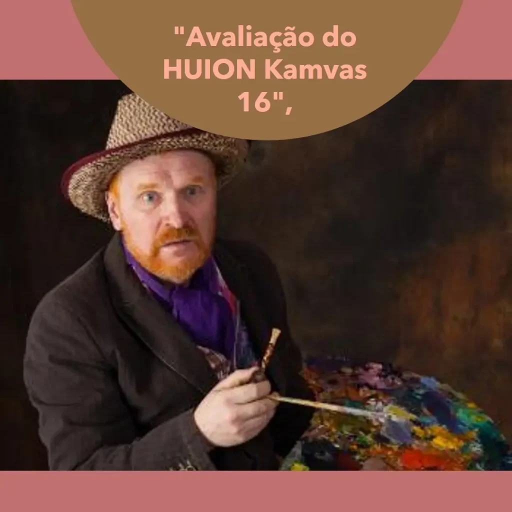 HUION Mesa Digitalizadora Kamvas 16: Tela Laminada e Alta Performance