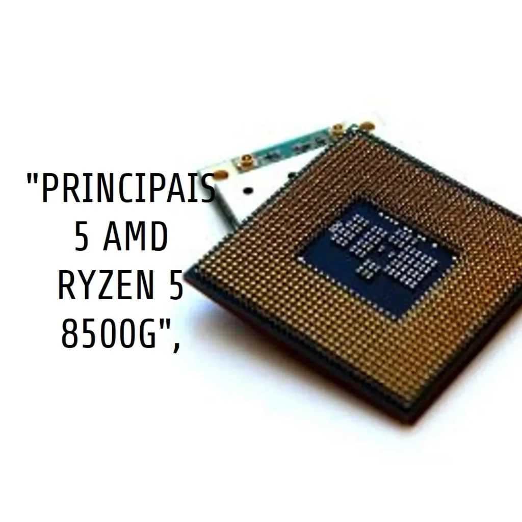 Principais 5 amd ryzen 5 8500g