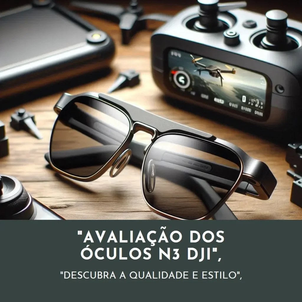 Óculos N3 para DJI Neo e Avata 2: Tela 1080p e Experiência Imersiva de Voo