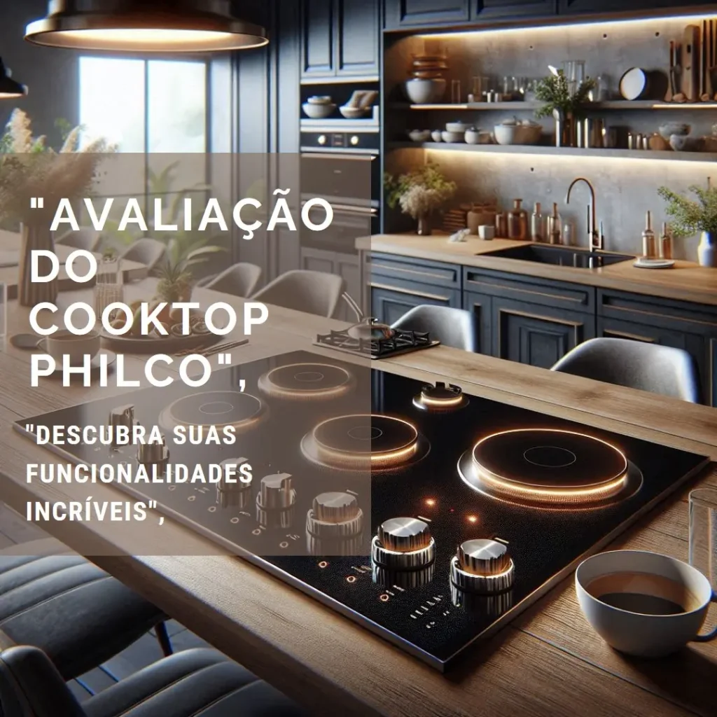 Cooktop Elétrico Philco PCT55VC Vitrocerâmico 8400W: Potência e Estilo para Sua Cozinha