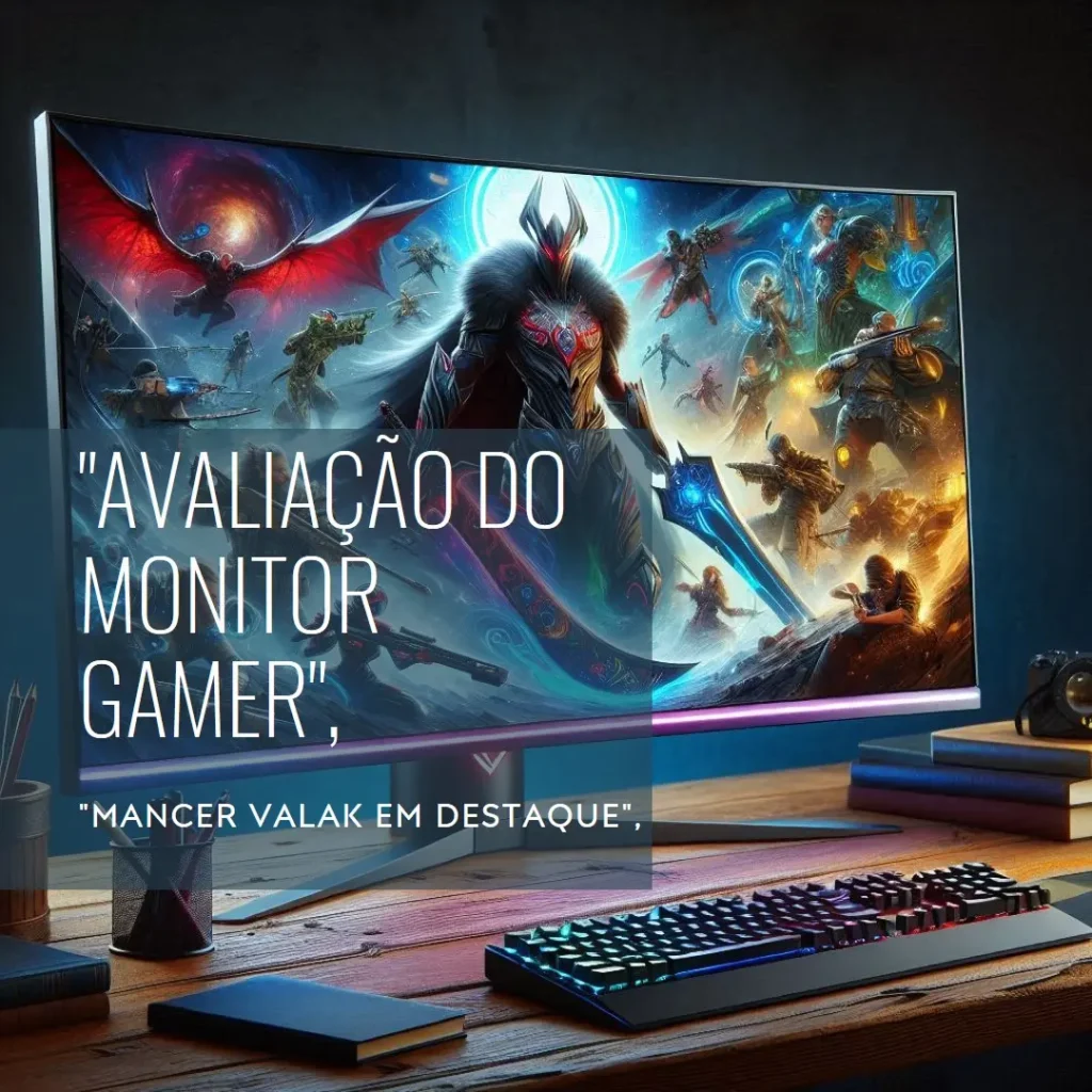 Monitor Gamer Mancer Valak UZ32 | 32 Polegadas | Full HD | Curvo e 165Hz
