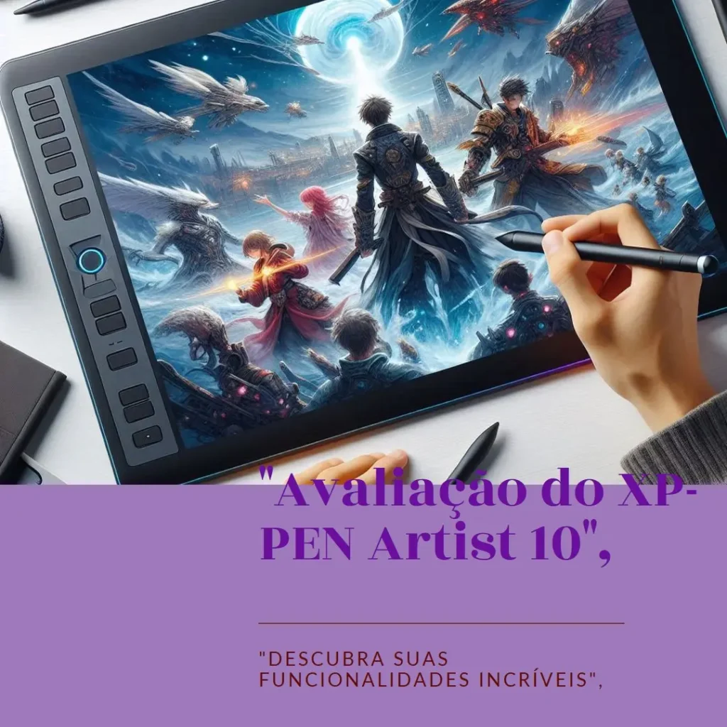 XP-PEN Mesa Digitalizadora Artist10 2º: Ideal para Criadores Multiplataforma