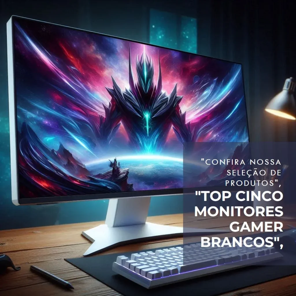 Top Cinco Monitor Gamer branco