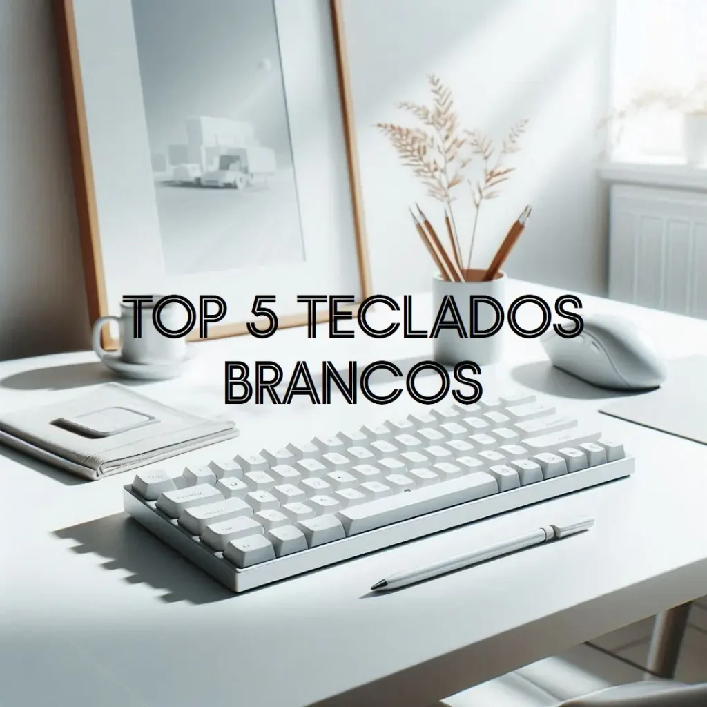 Top 5 teclado branco
