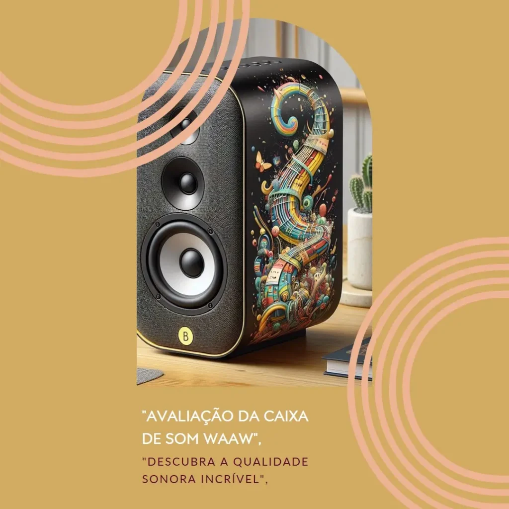 WAAW INFINITE 100: Caixa de Som Bluetooth Torre 100W