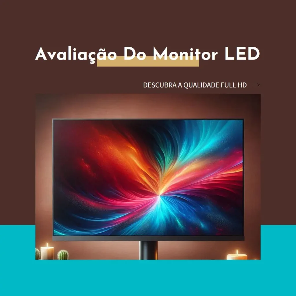 Monitor 23,8" LED Full HD Goldentec 120Hz HDMI/VGA Giratório 90º