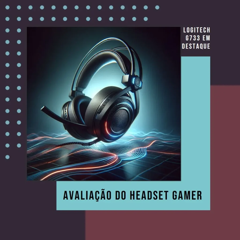 Headset Gamer Sem Fio Logitech G733 7.1 Dolby Surround