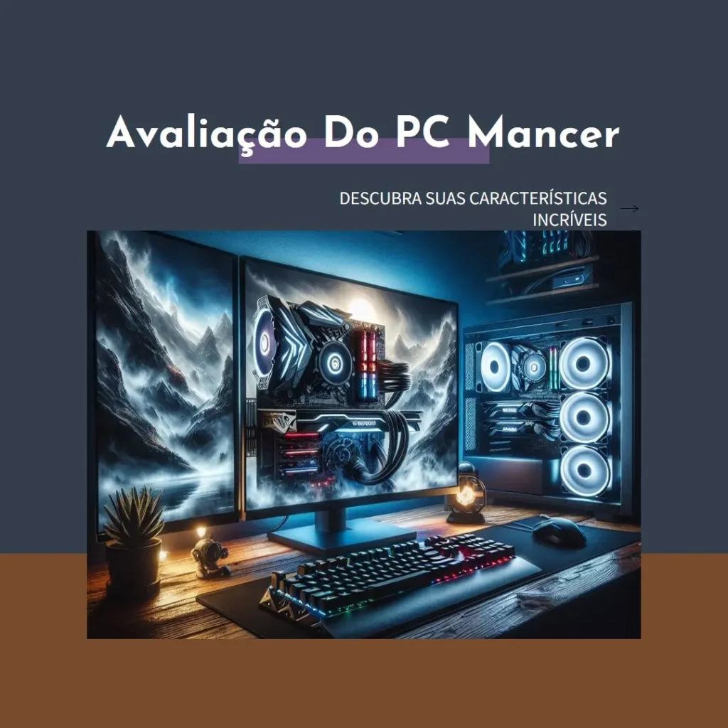 PC CPU Mancer com Intel Core i5, 8GB de RAM e SSD de 240GB