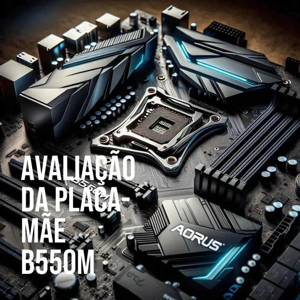 Placa-Mãe B550M AORUS Elite AMD AM4: Desempenho e Conectividade para Gamers e Criadores