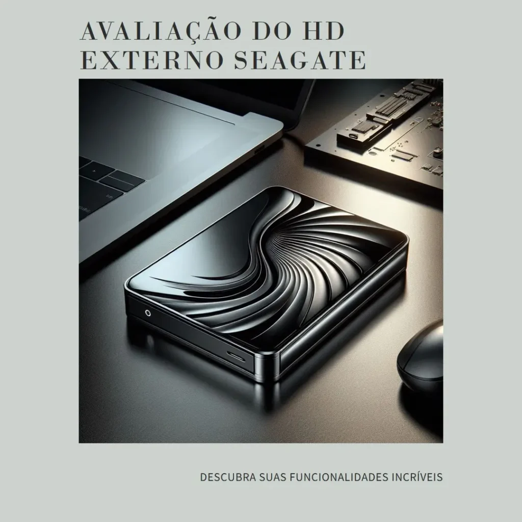HD 4TB Externo Portátil Seagate Expansion Preto: Alta Capacidade de Armazenamento