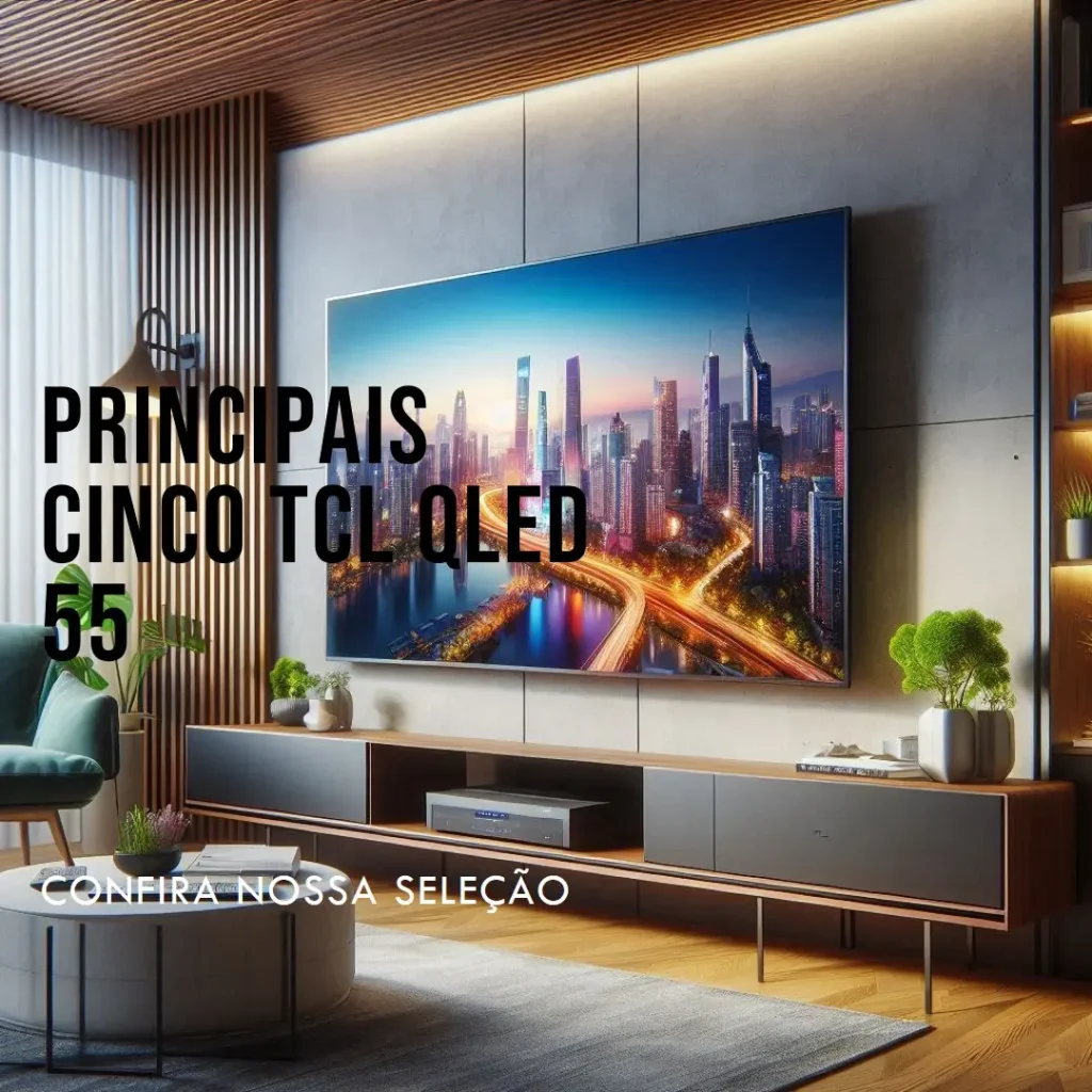 Principais Cinco TCL qled 55