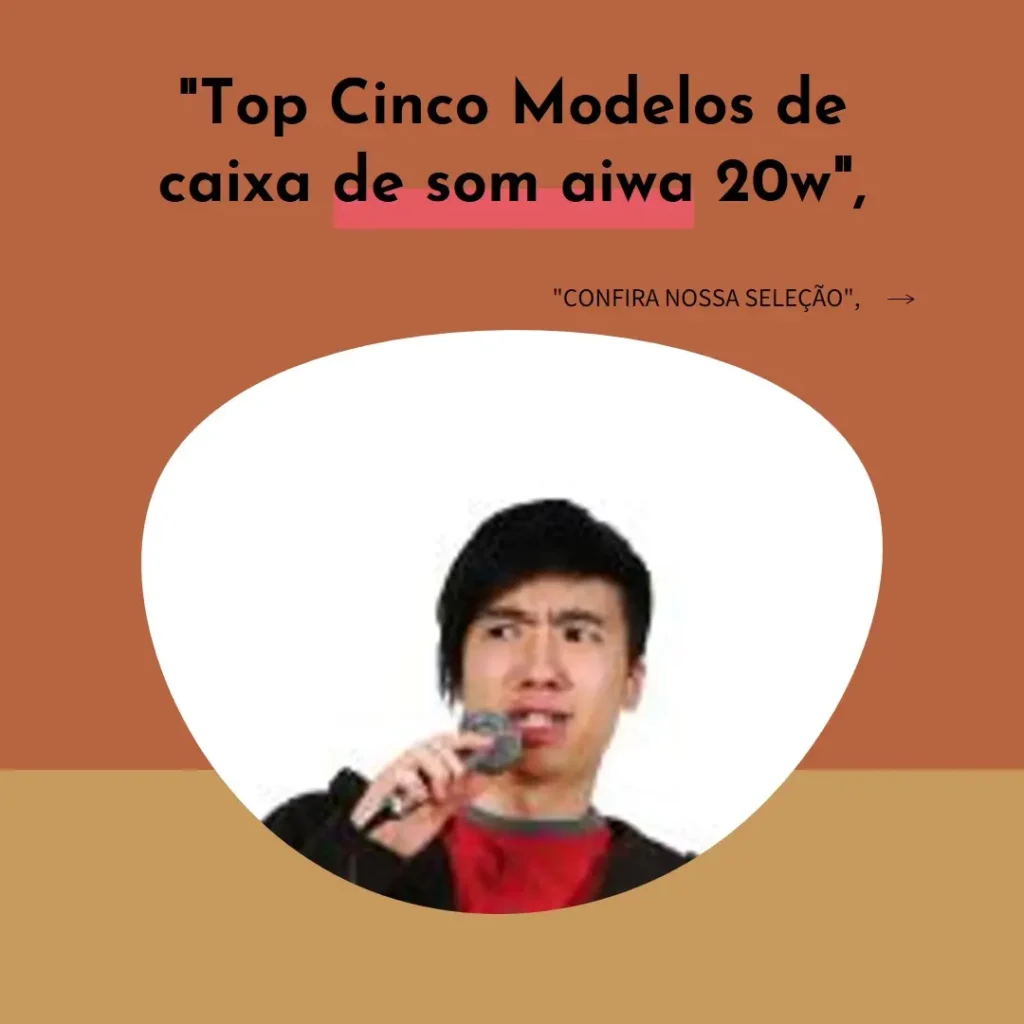 Top Cinco Modelos de caixa de som aiwa 20w