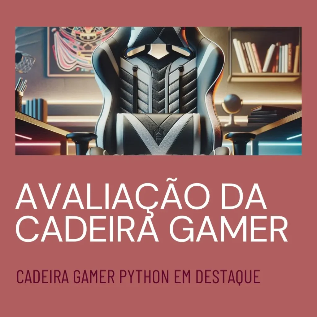 Cadeira Gamer Python Fly em Tecido Respirável e Ecológico