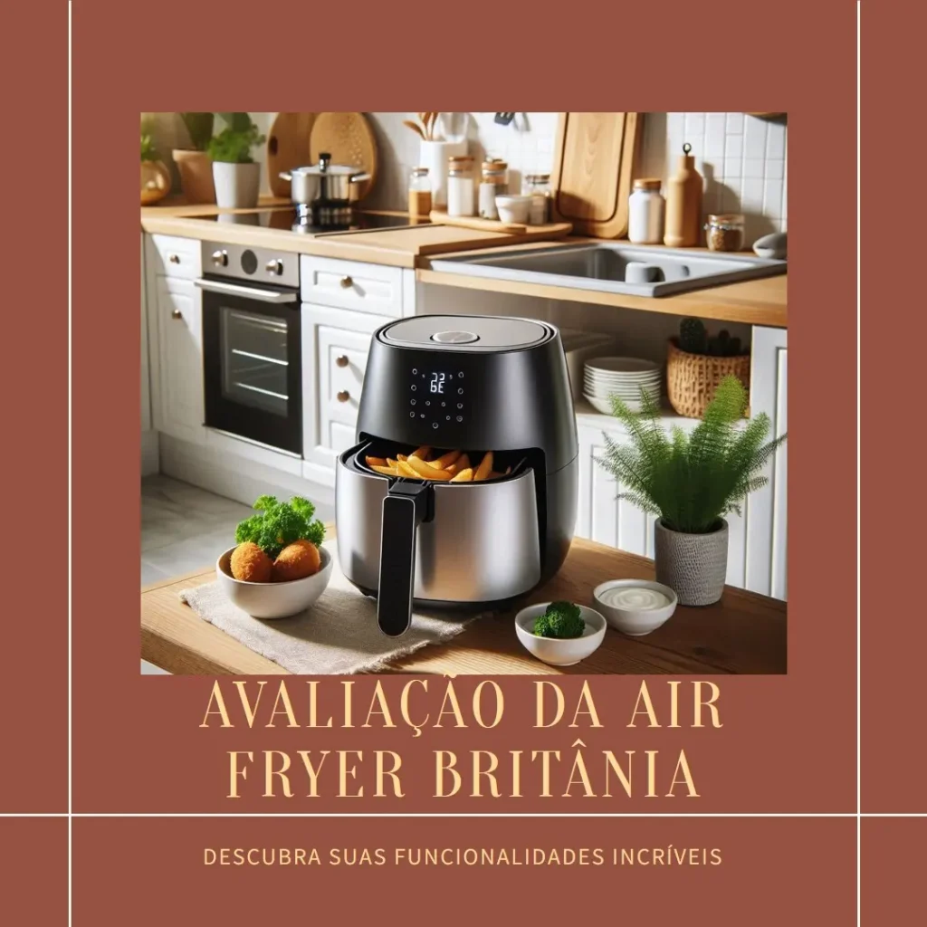 Fritadeira Air Fryer Britânia Oven 12 Litros 1800W