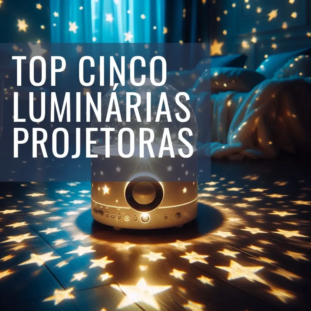 Top Cinco luminaria projetor de estrelas