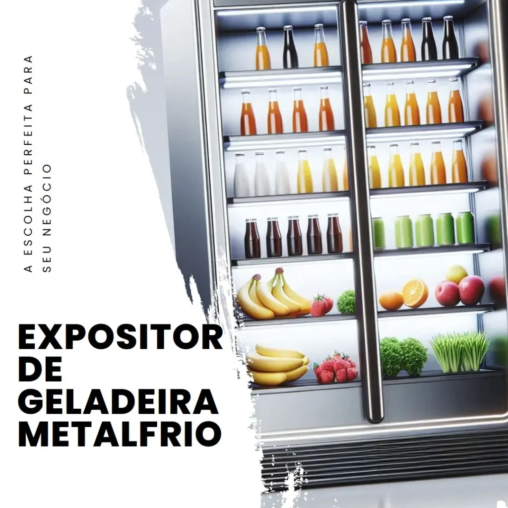 Refrigerador Expositor Vertical Metalfrio All Black Optima 577 Litros VB52AH 220V