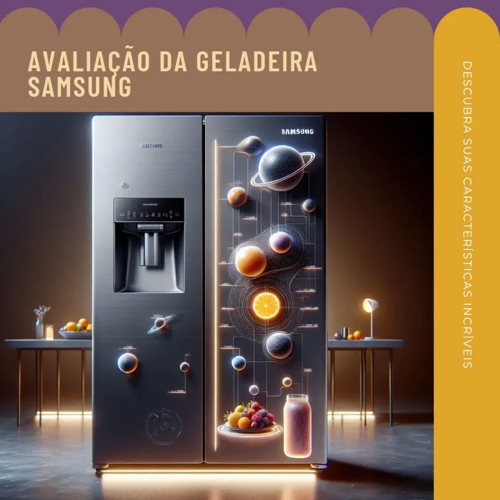 Samsung Geladeira Duplex Inverse Evolution SmartThings RB50 Inox 462L 127V