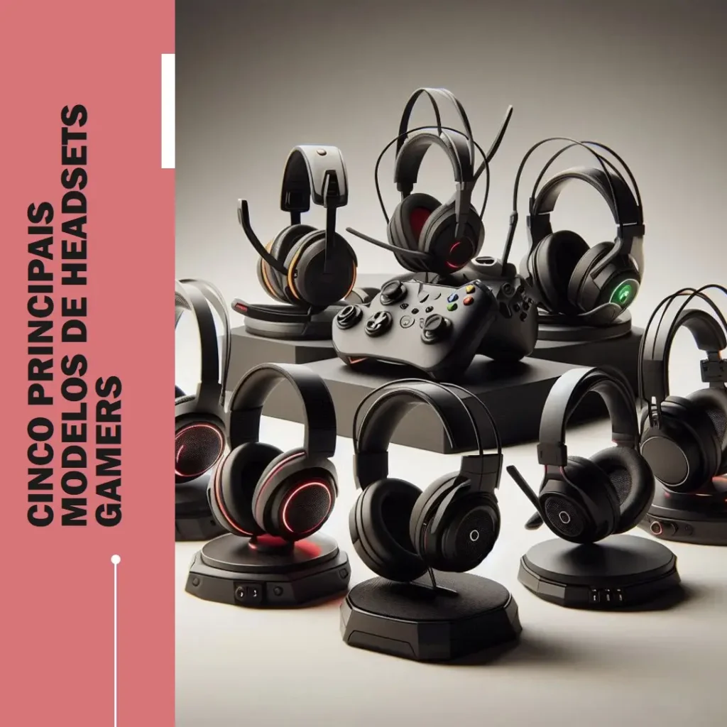 Cinco Principais Modelos de headsets gamers