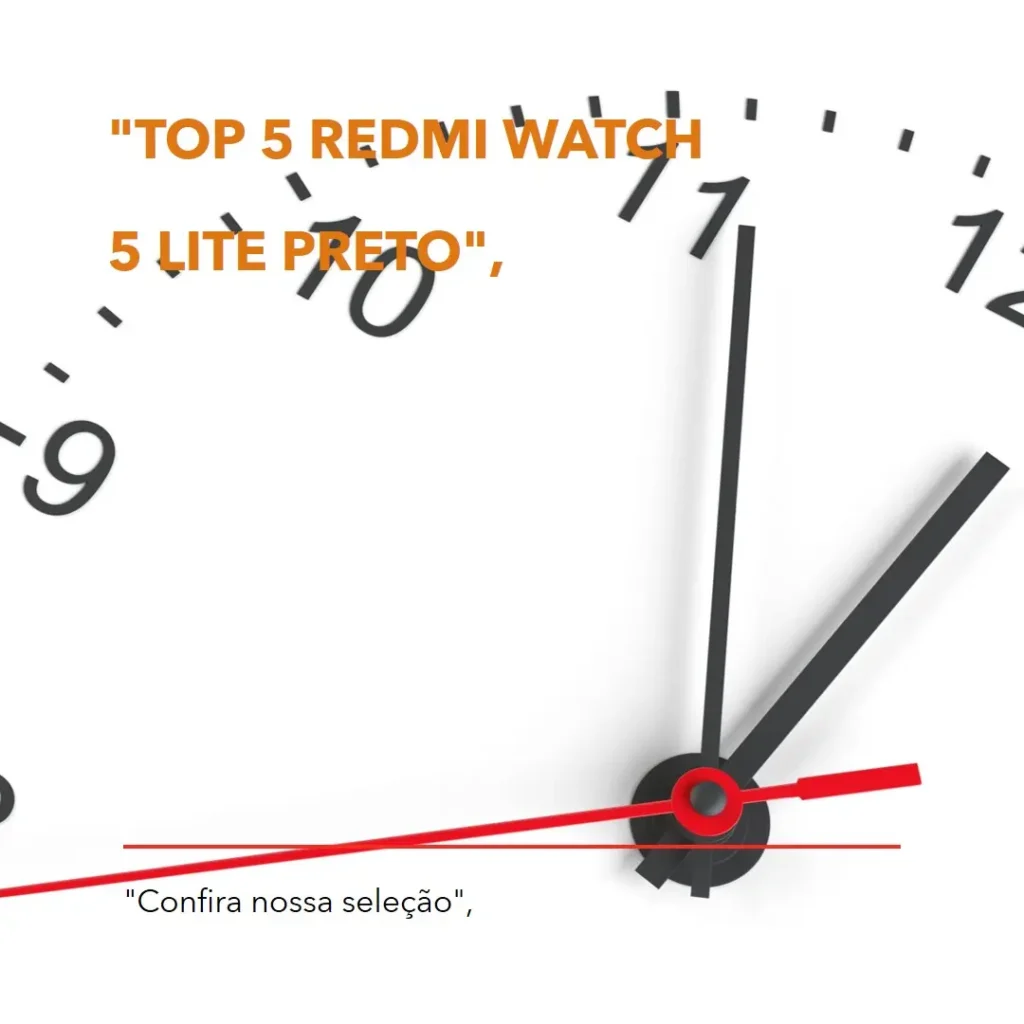 Top 5 Redmi watch 5 lite black