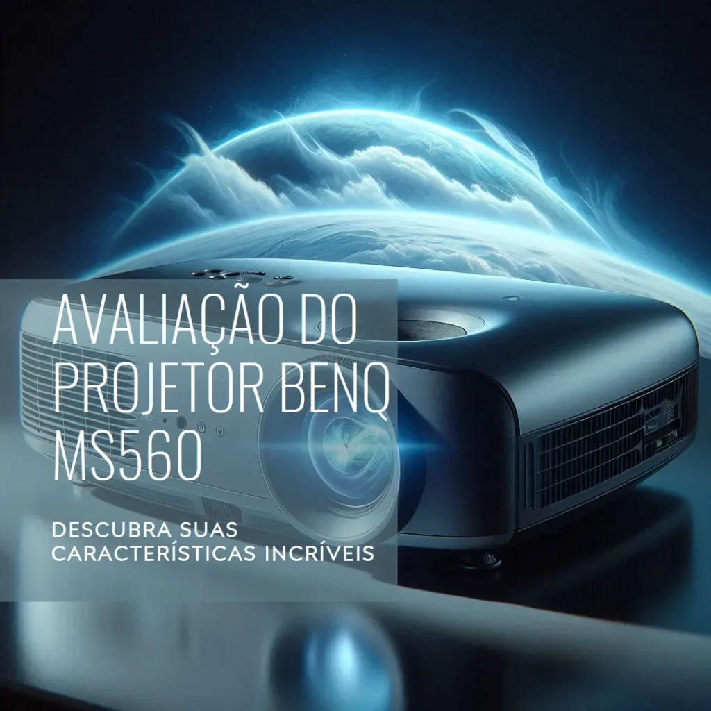 BenQ Projetor de Negócios SVGA MS560: Alto Brilho e Conectividade Versátil