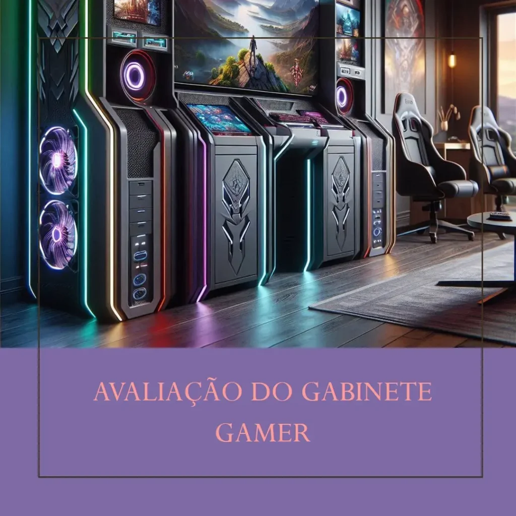 Gabinete Gamer Cougar Cratus RGB Mid Tower com Lateral de Vidro e 3 Fans