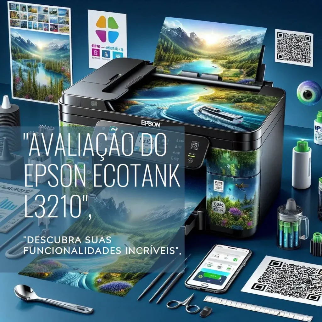 Epson EcoTank L3210: Multifuncional com Tanque de Tinta Colorido e Conexão USB