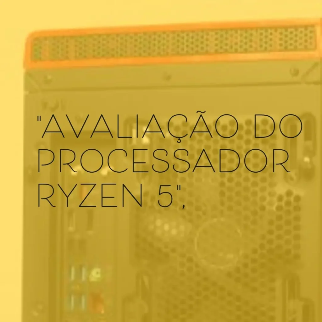 Processador AMD Ryzen 5 3400G Wraith Spire: Potência e Eficiência