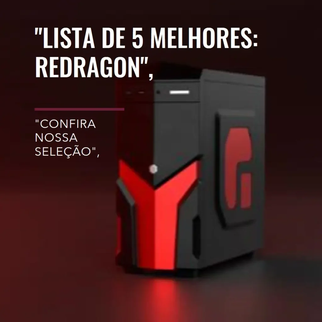 Lista de 5 Melhores: redragon wideload extreme ca-605