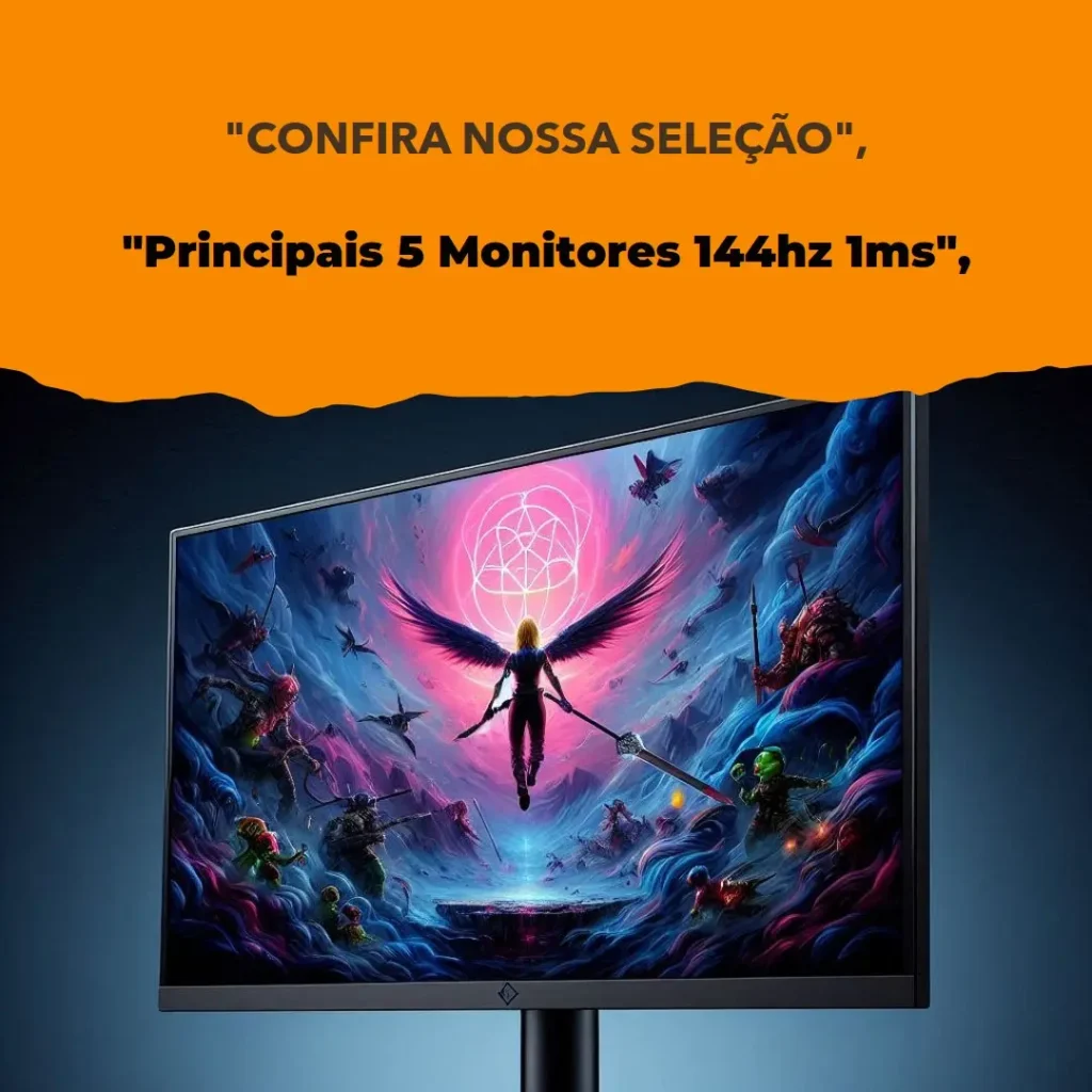 Principais 5 Monitor 144hz 1ms