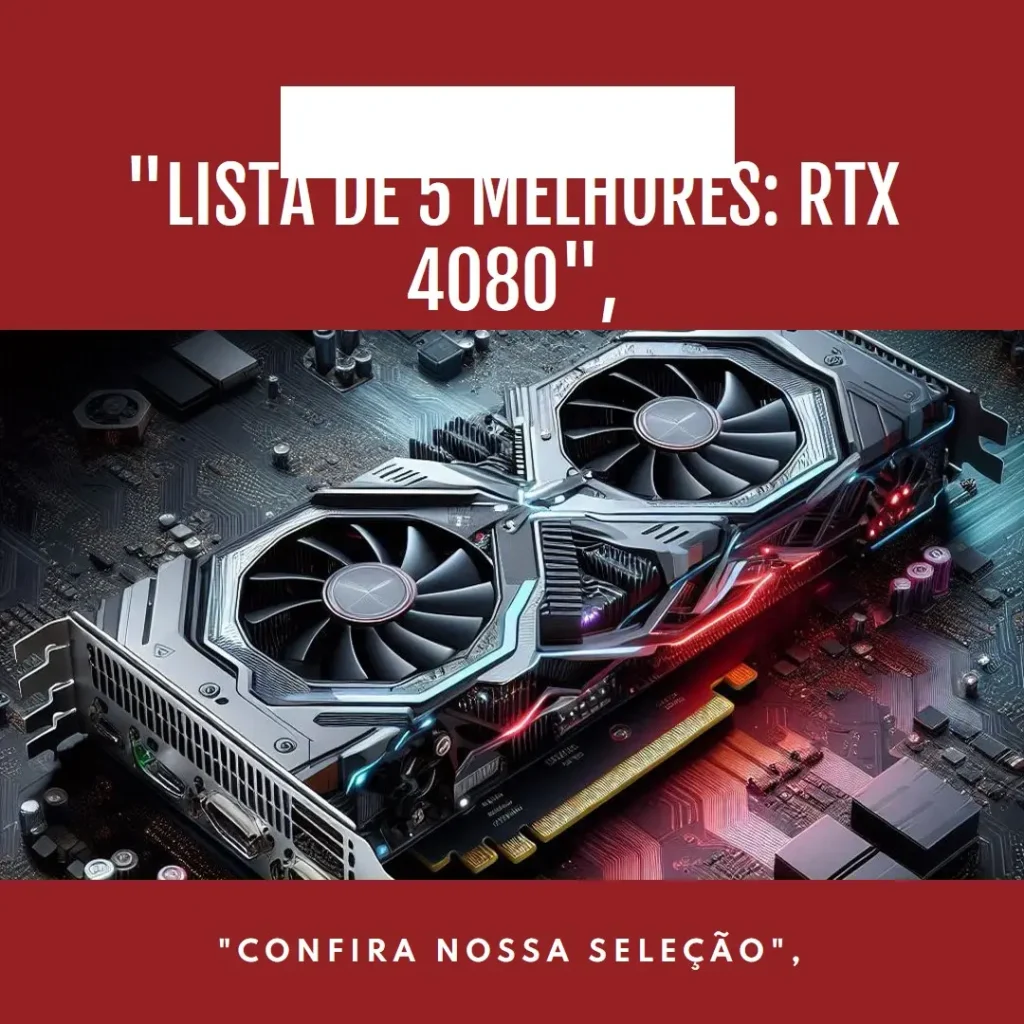 Lista de 5 Melhores: Rtx 4080
