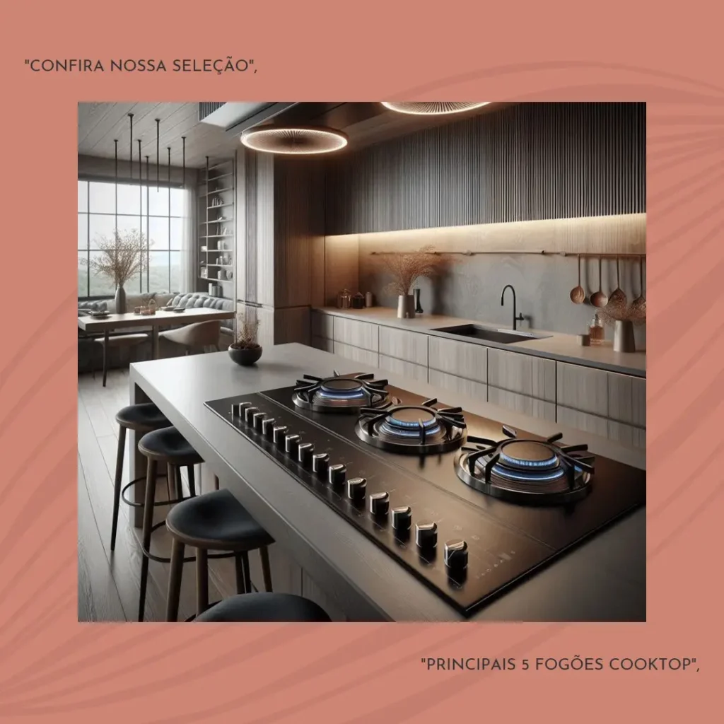 Principais 5 fogão cooktop 5 bocas