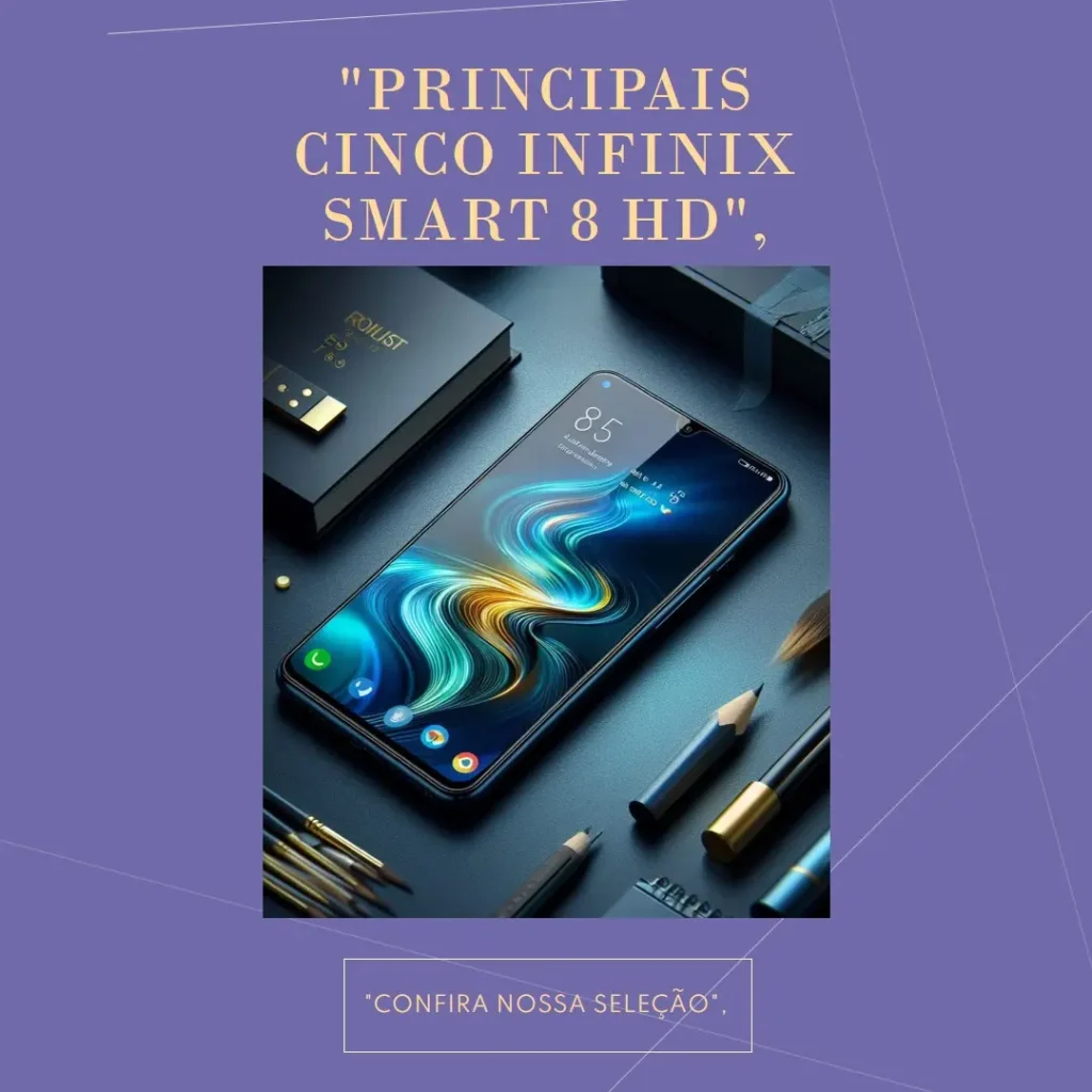 Principais Cinco Infinix smart 8 hd