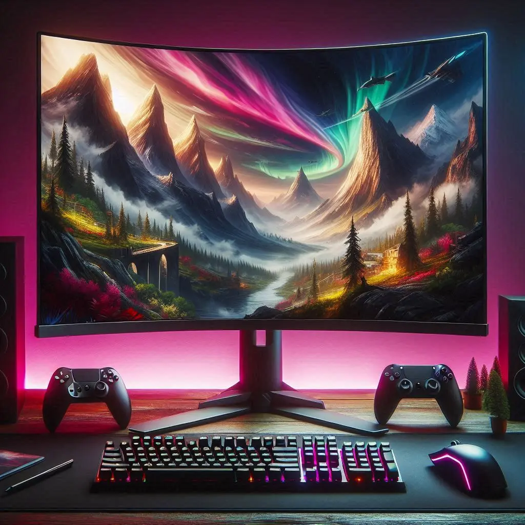 Monitor Duex LED 27'' Curvo 1080P 240Hz Gamer