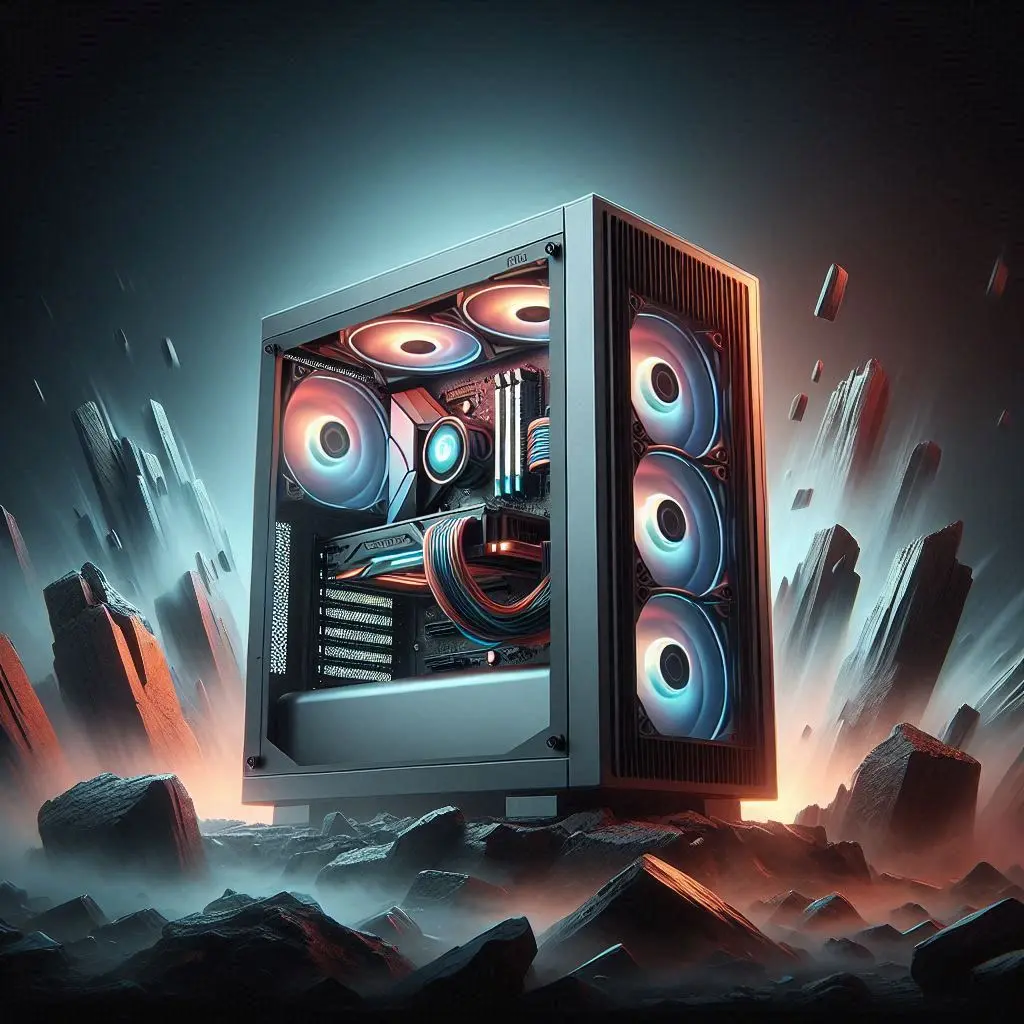 Gabinete Gamer NZXT H5 Flow – Design e Fluxo de Ar Aprimorado