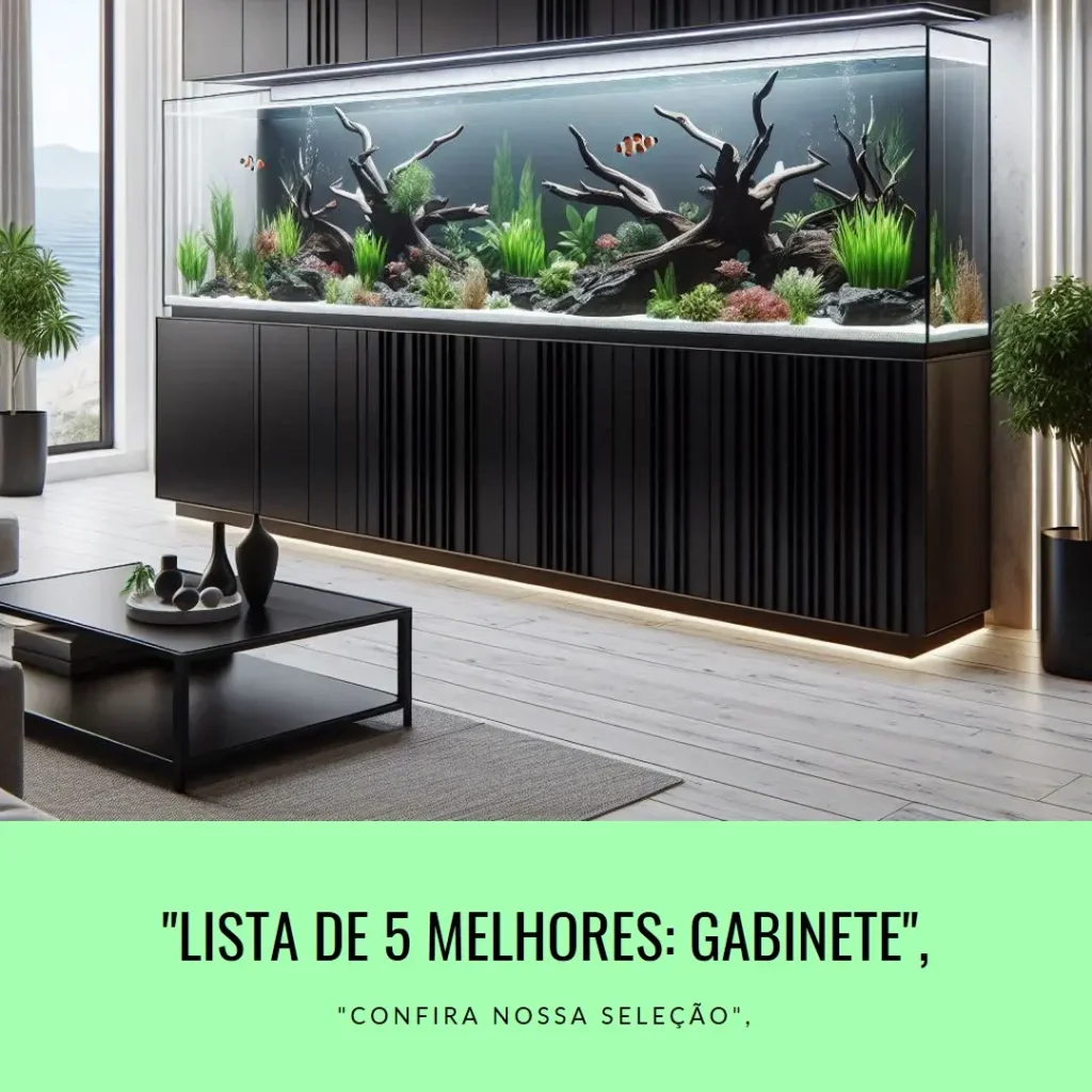 Lista de 5 Melhores: Gabinete Aquario Preto