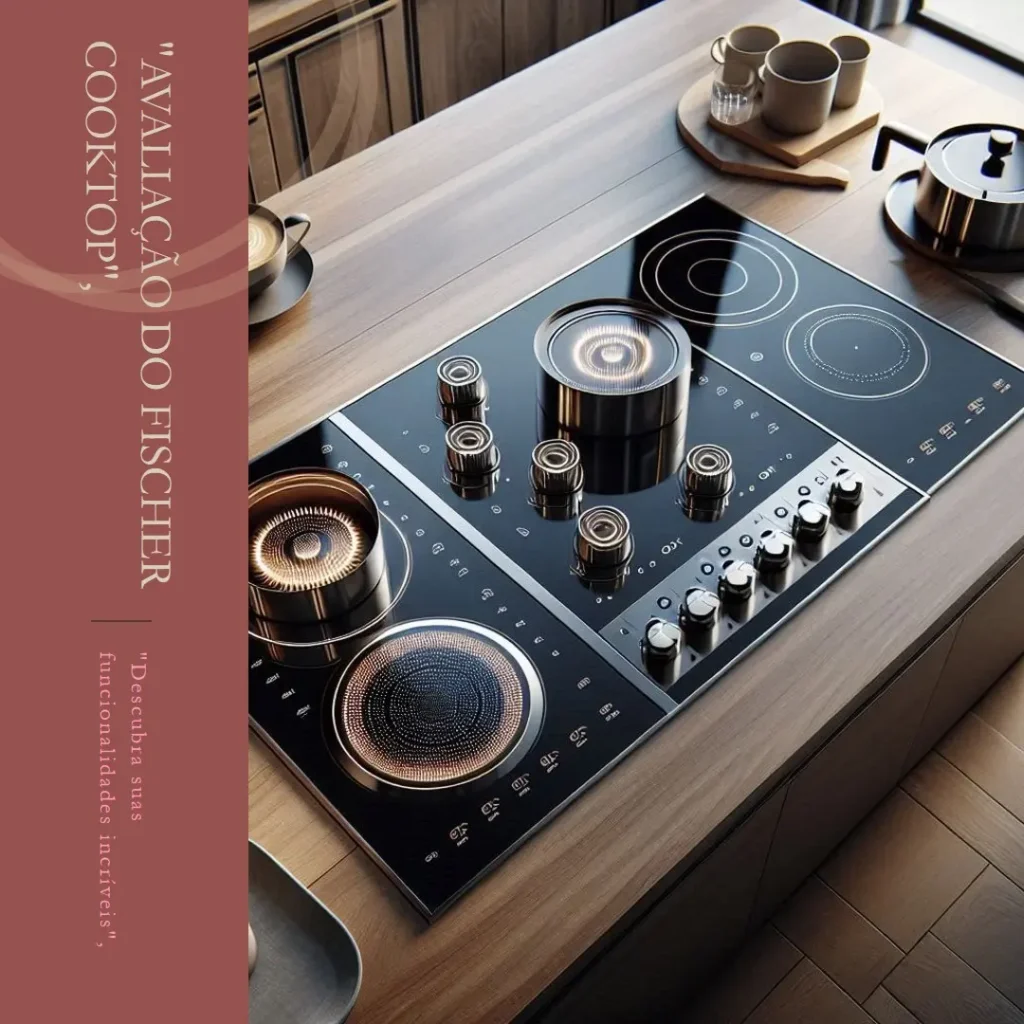 Fischer Cooktop Elétrico Touch 2 Bocas Mesa Vitrocerâmica 220V