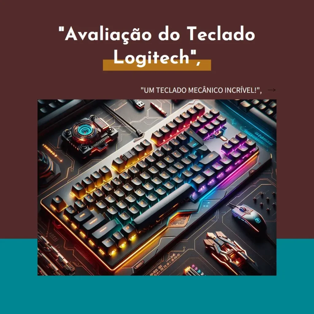 Teclado Mecânico sem Fio Logitech MX Mechanical