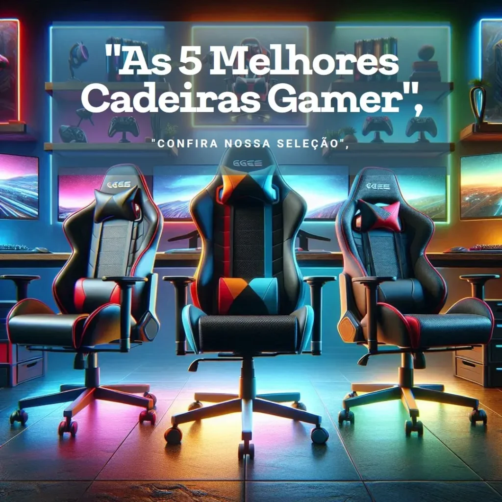 As 5 Melhores Opções de cadeiras para gamer