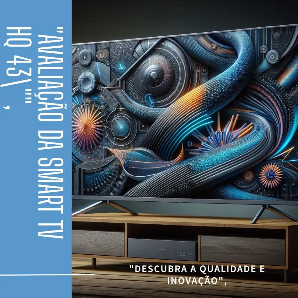 Smart TV HQ 43" Full HD Android 12 tela sem bordas