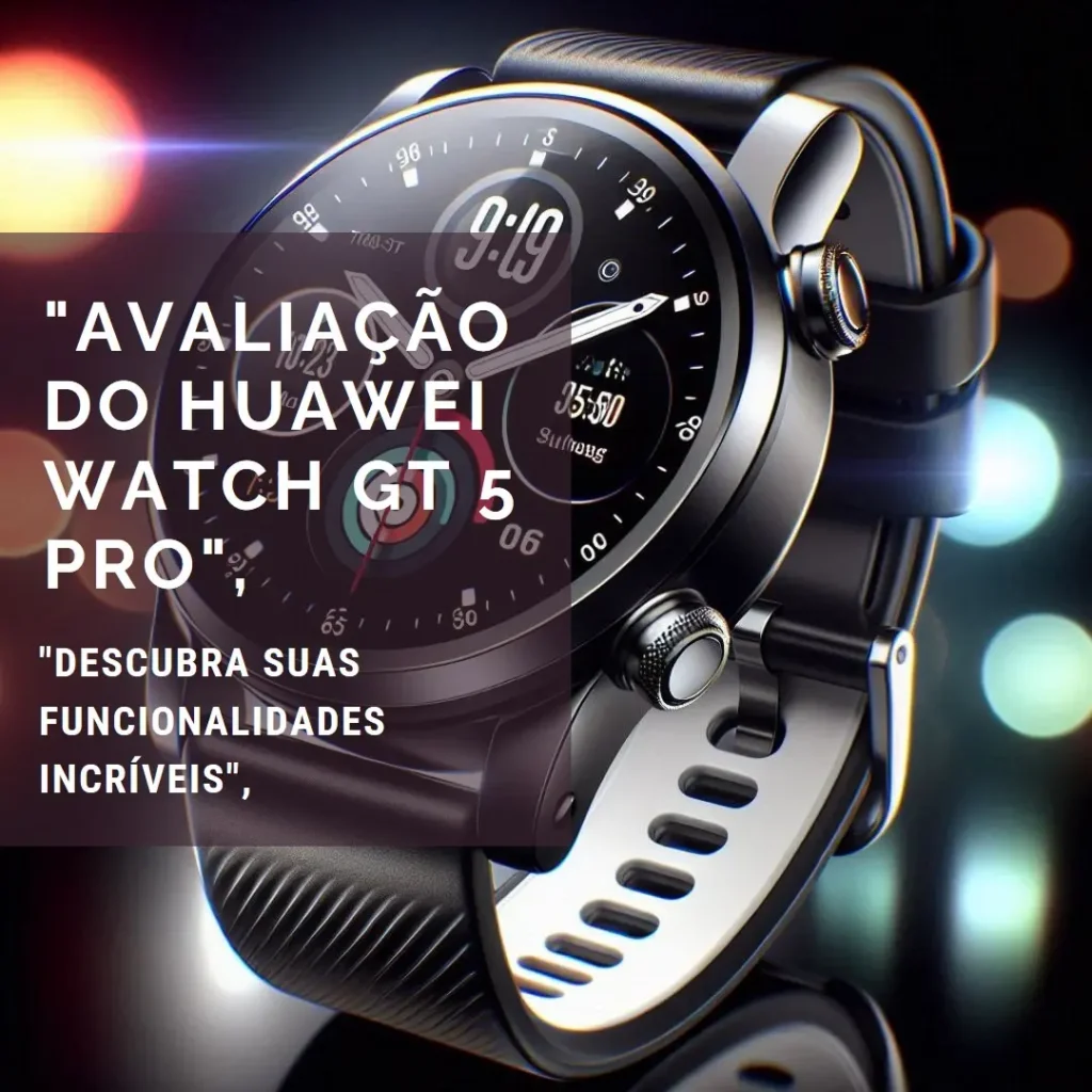 HUAWEI WATCH GT 5 Pro 46mm: Design Premium e Monitoramento Esportivo Avançado